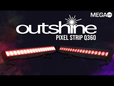 Mega-Lite Outshine Pixel Strip Q360 - IP65 RGBWW LED Linear Wash Light, YouTube video