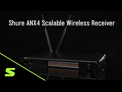 Shure ANX4 - Scalable Wireless Receiver for Axient Digital and ULX-D Systems