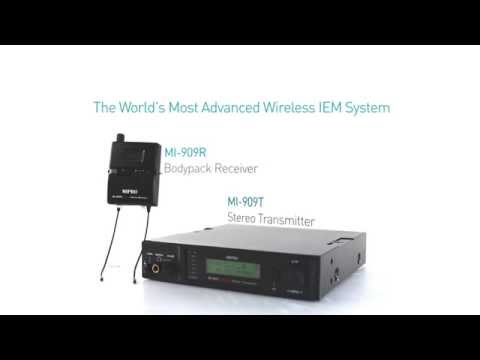 MIPRO MI-909 - Digital Wireless Stereo IEM System, YouTube video