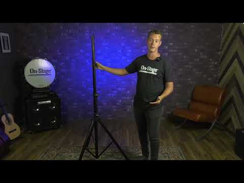 On-Stage SS7761B - All-Aluminum Speaker Stand, YouTube video