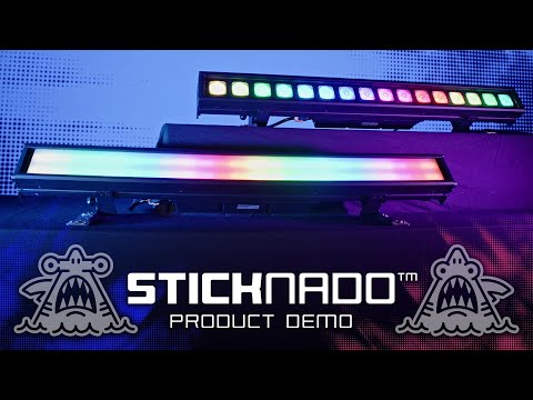 Blizzard Lighting STICKnado Series: Outdoor-Rated Battens featuring Electronic Smart Frost and Smooth FX, YouTube video
