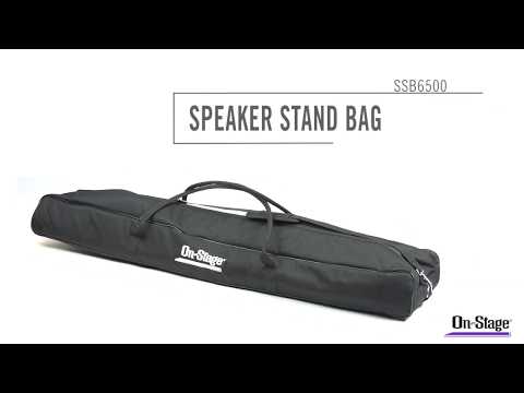 On-Stage SSB6500 - Padded Nylon Speaker Stand Bag, YouTube video