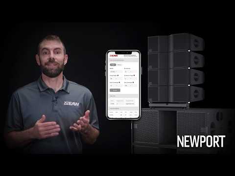 EAW Newport Series, Powered Line Array Loudspeakers and Subwoofers with OAA Online Array Assistant