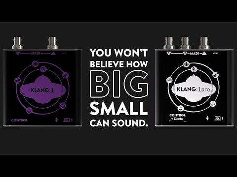 KLANG:1 and KLANG:1pro Ultra-compact Immersive IEM Processors