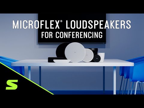 Shure Microflex Loudspeakers For Conferencing