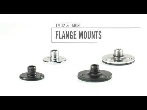 On-Stage TM08B - Microphone Accessory Flange Mount with Pad, YouTube video