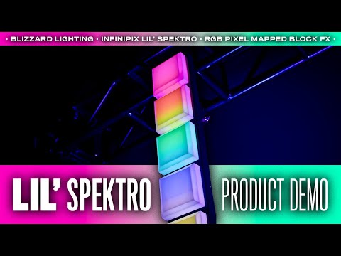 Blizzard Lighting InfiniPix Lil Spektro, product demo