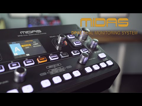 Midas DP48 - Dual 48-Channel Personal Monitor Mixer, YouTube video