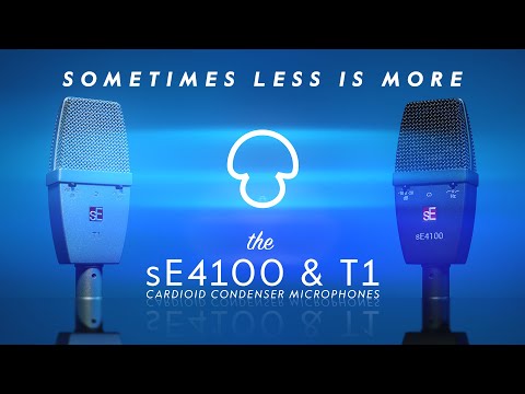 Meet the sE4100 & T1 Cardioid Condensers, YouTube video