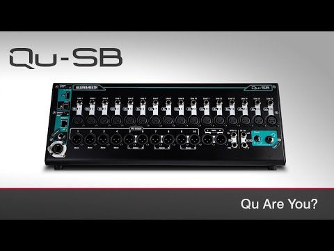 Allen & Heath Qu-SB - Portable 32-Channel Rackmountable Digital Mixer, YouTube video