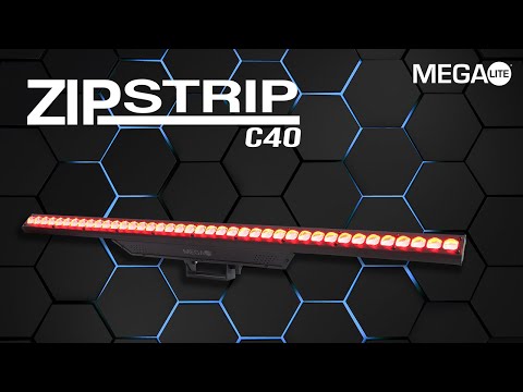 Mega-Lite ZIP Strip C40 - RGB LED Linear Wash Light, YouTube video