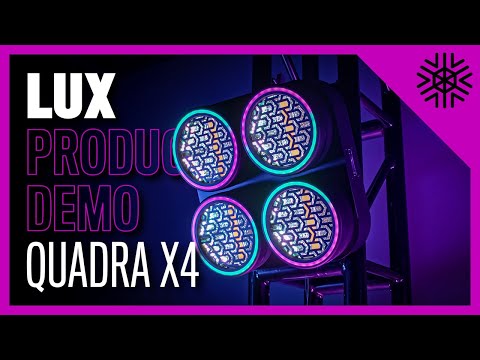 Blizzard Lighting Lux Quadra X4 - Quad WW Blinder with RGB Effects, product demo