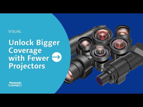 Panasonic C1 Series Projector Lenses for REQ/REZ Series 1-Chip DLP Projectors