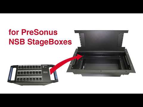 Ace Backstage 175SLBK - Stage Pocket for PreSonus NSB Stage Box, YouTube video