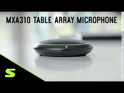 Shure Microflex Advance MXA310 Table Array Microphone, YouTube video