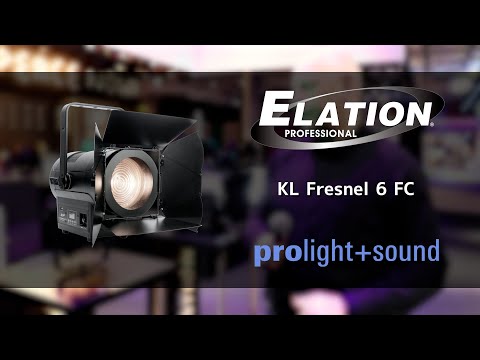 Elation Professional - KL Fresnel 6 FC @ Prolight+Sound 2022, YouTube video