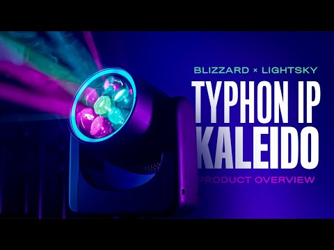 Blizzard Lighting Typhon IP Kaleido, product demo