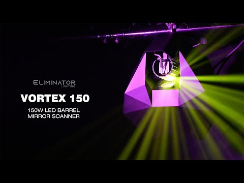 ADJ Eliminator Vortex 150 - 150W LED Barrel Mirror Scanner, YouTube video