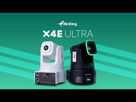 BirdDog X4E Ultra - 4K60 PTZ Camera with 20x Optical Zoom