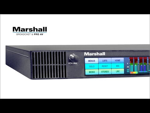 Marshall AR-DM61-BT - Multi-Channel Digital Audio Monitor, YouTube video