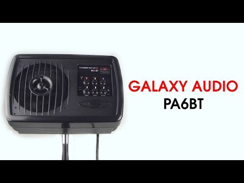 Galaxy Audio PA6BT - Powered Hot Spot Personal Monitor with Bluetooth, YouTube video