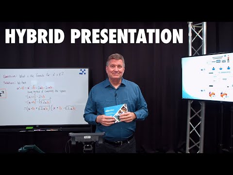 DataVideo iCast 10NDI - 5-Channel 1080p All-in-One Streaming Switcher, How to do a Hybrid Presentation, YouTube video