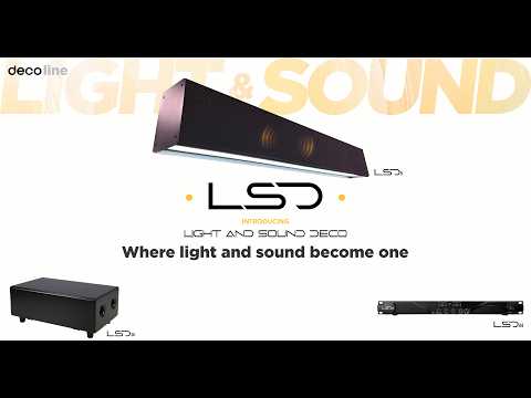MEGA-Lite LSD5 - 5-ft RGBW LED Light Pendant and 120W Sound Bar, YouTube video