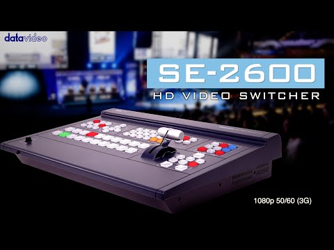 DataVideo SE-2600 - HD 8-Channel Digital Video Switcher, YouTube video