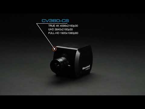 Marshall CV380-CS Compact True-4K & UHD Camera (6GSDI + HDMI), YouTube video