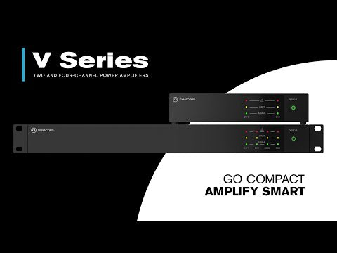 An Introduction to Dynacord V Series - Two and Four-Channel Power Amplifiers