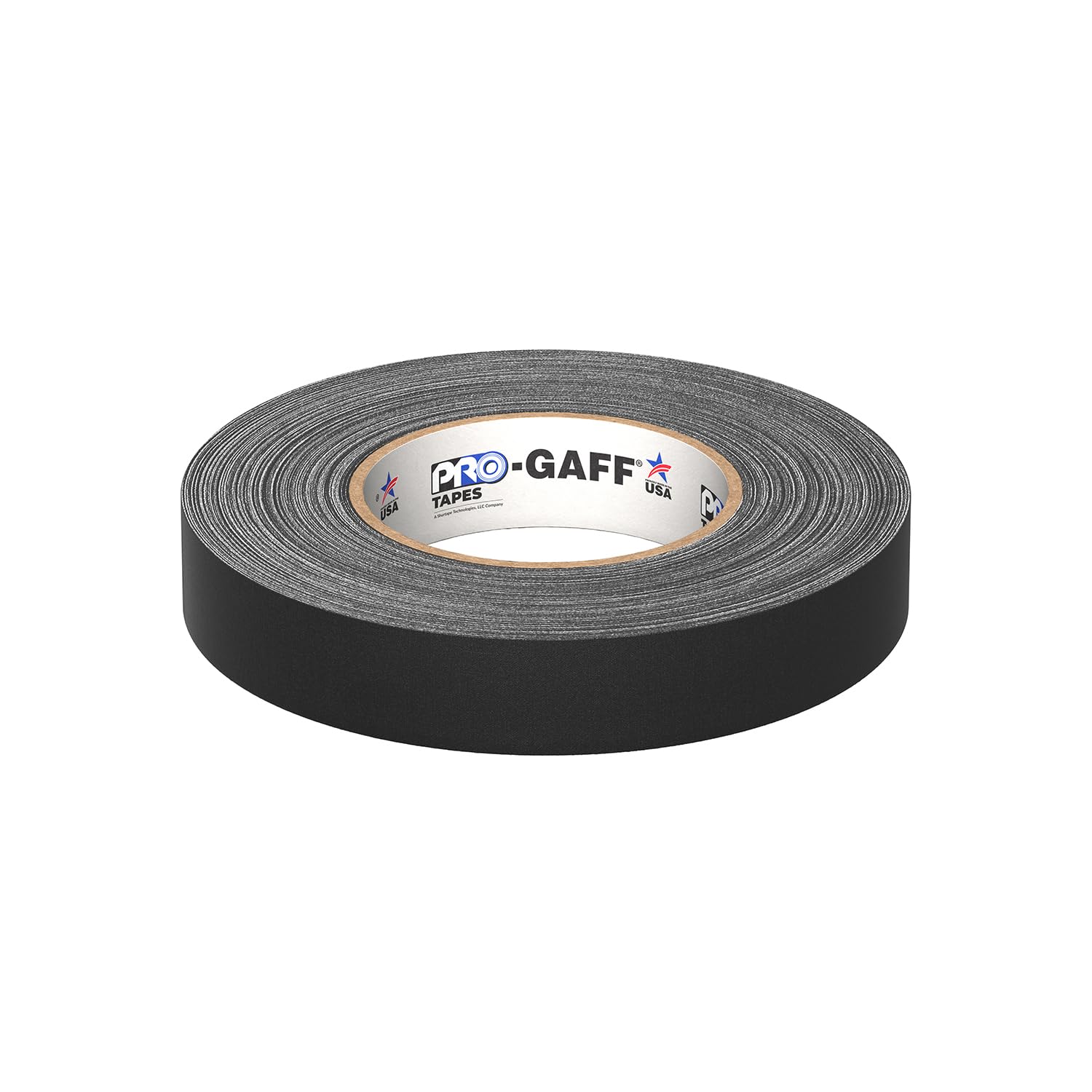 Pro Tapes PRO GAFF - Premium Gaffer Tape, 1" x 55 yd, Black flat