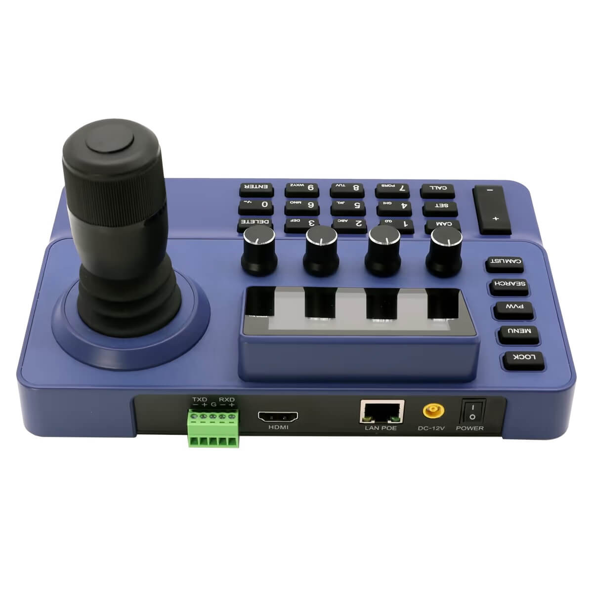 PTZOptics MiniJoy - Compact PTZ Camera Joystick Controller, rear