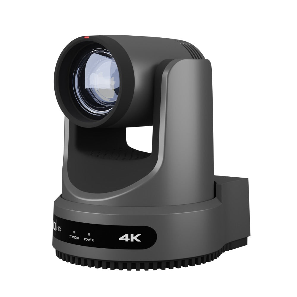 PTZOptics Move 4K - Ultra HD Auto-tracking PTZ Camera, gray, left front