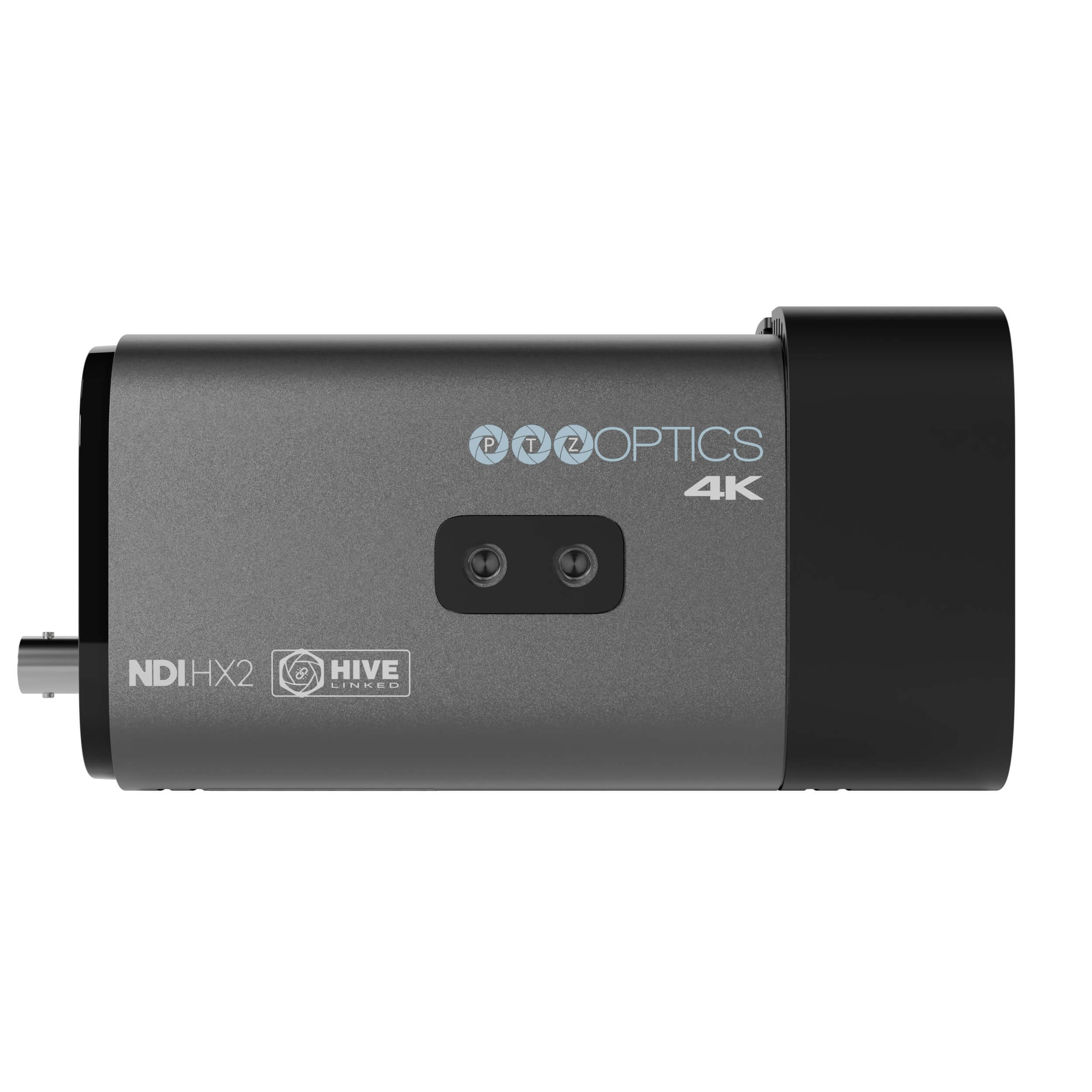 PTZOptics Studio 4K - 4K Streaming Camera with 12x Optical Zoom (gray), right side