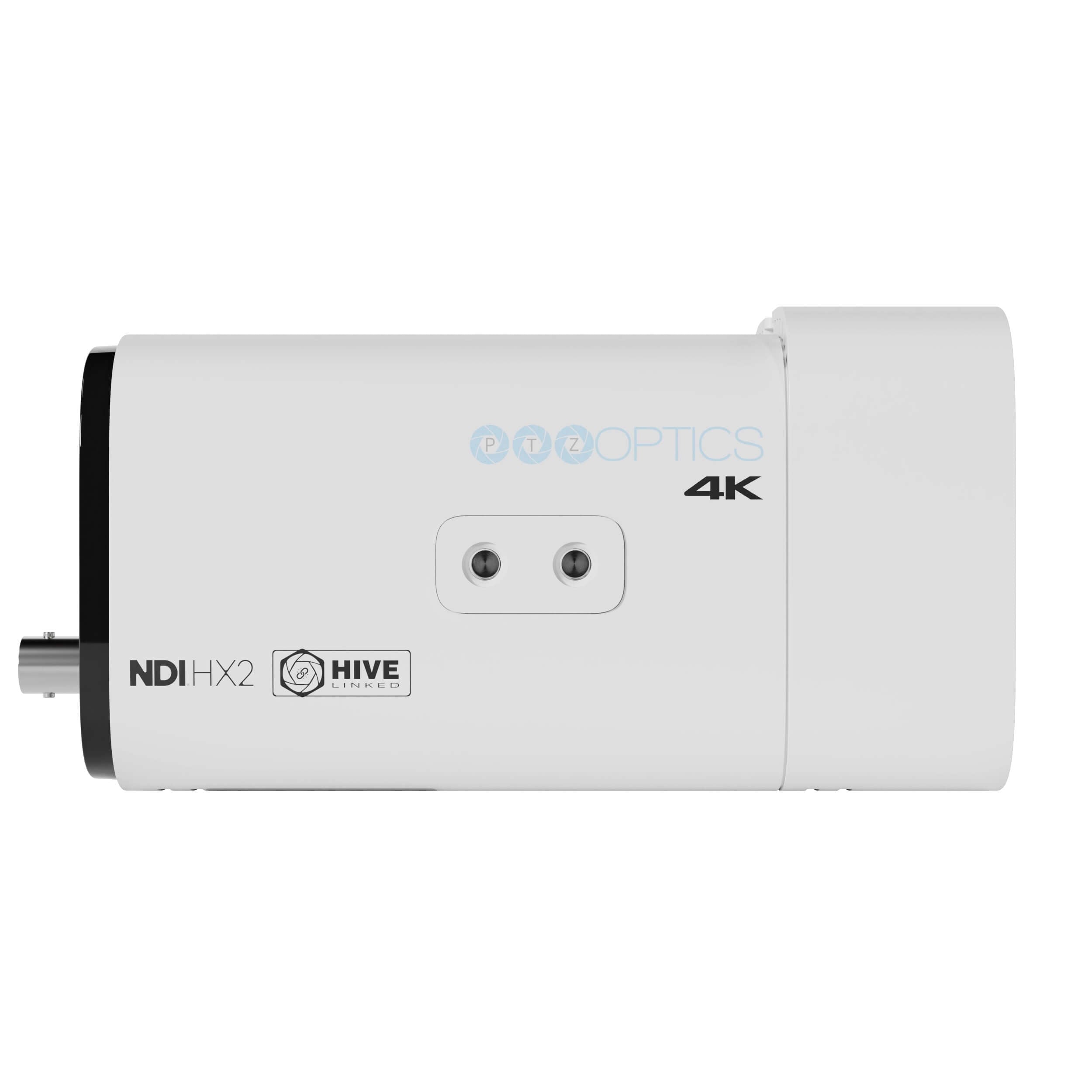 PTZOptics Studio 4K - 4K Streaming Camera with 20x Optical Zoom (white), right side