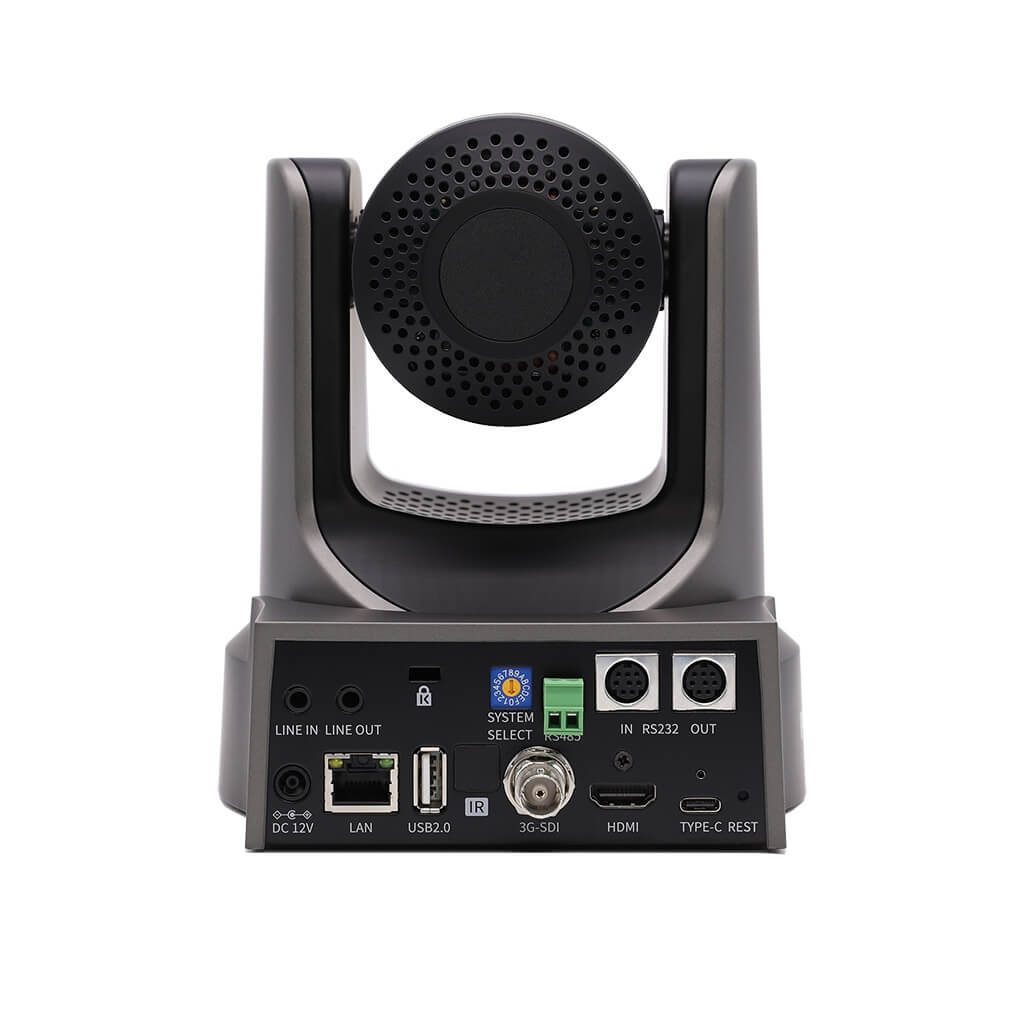 PTZOptics PT20X-SE-GY-G3 20x optical zoom PTZ camera, back