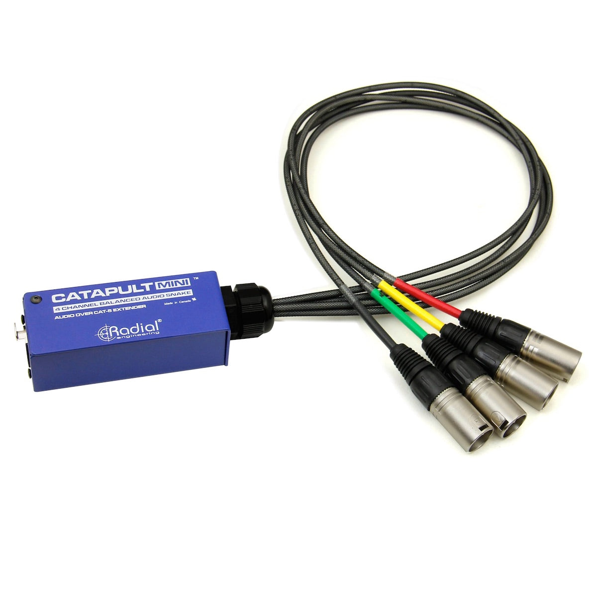 Radial Catapult Mini RX - Compact 4-Channel Cat 5 Audio Snake Receiver