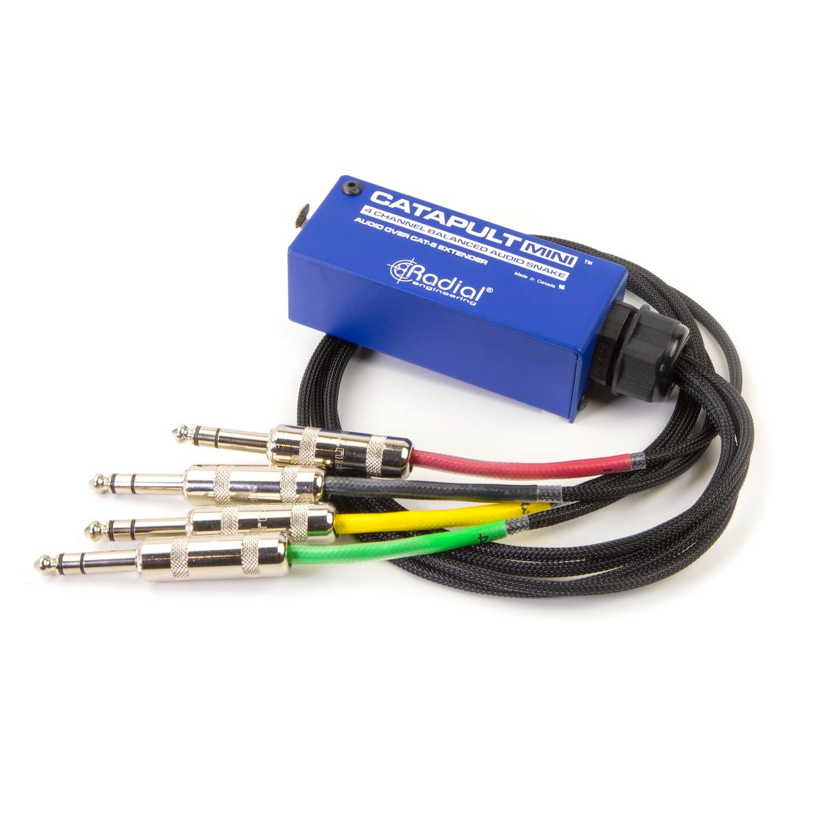 Radial Catapult Mini TRS - Compact 4-Channel Cat 5 Audio Snake Transmitter