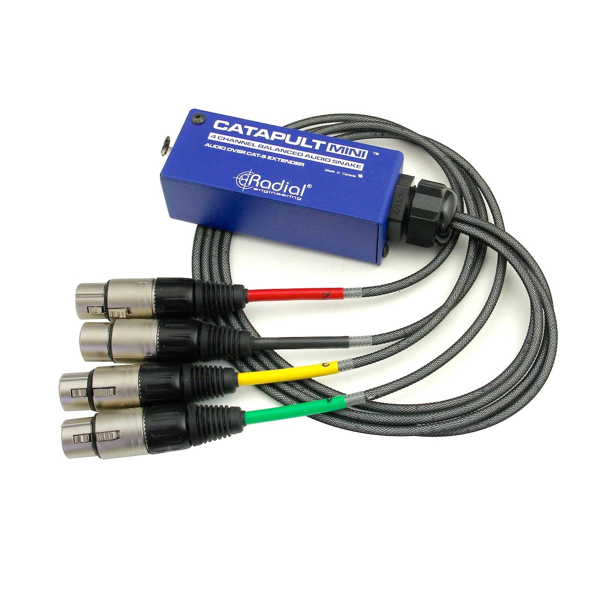 Radial Catapult Mini TX - Compact 4-Channel Cat 5 Audio Snake Transmitter