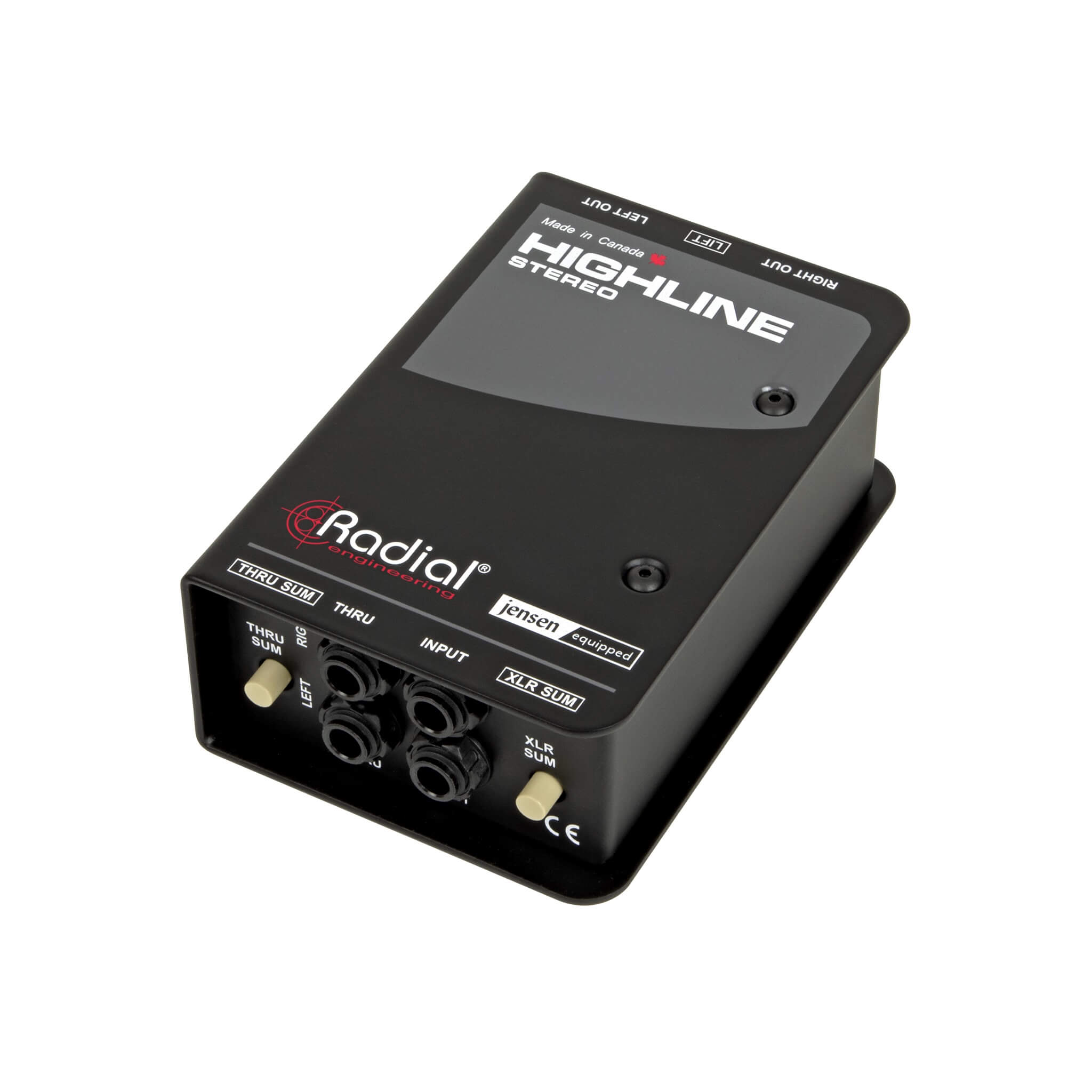 Radial Highline Stereo - Passive Stereo Line Isolator, angled right
