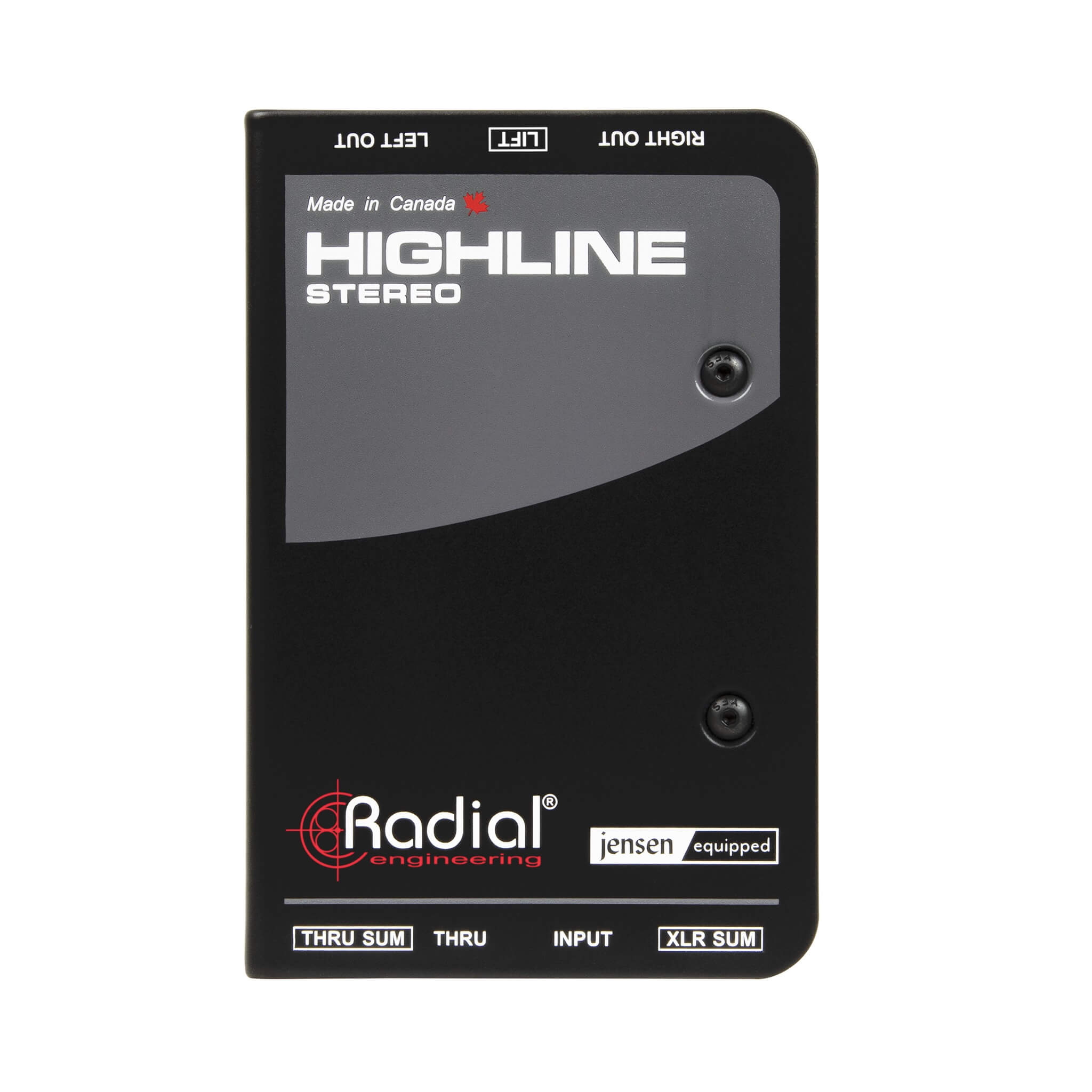 Radial Highline Stereo - Passive Stereo Line Isolator, top
