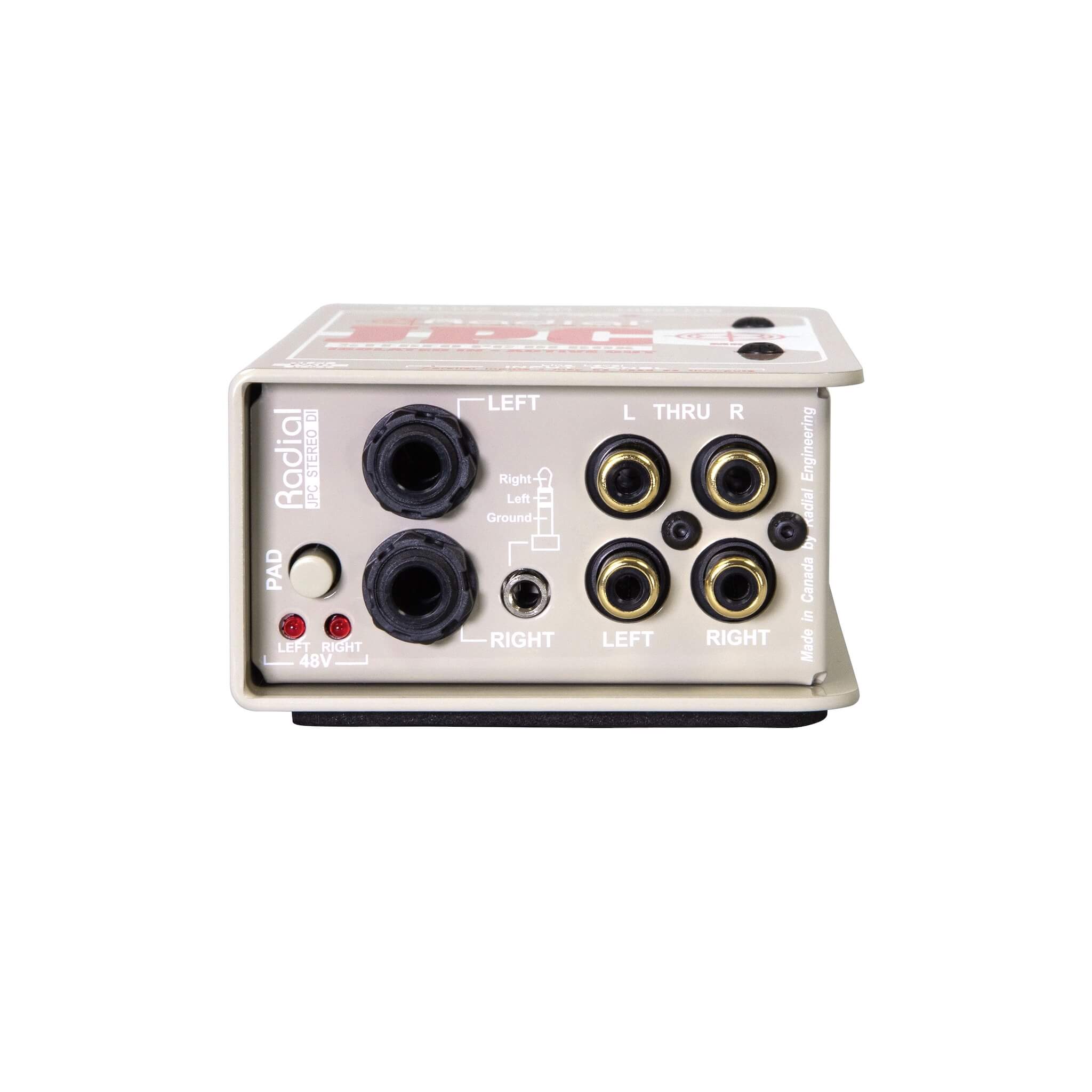 Radial JPC - Active Direct Box for Laptop Computers, input