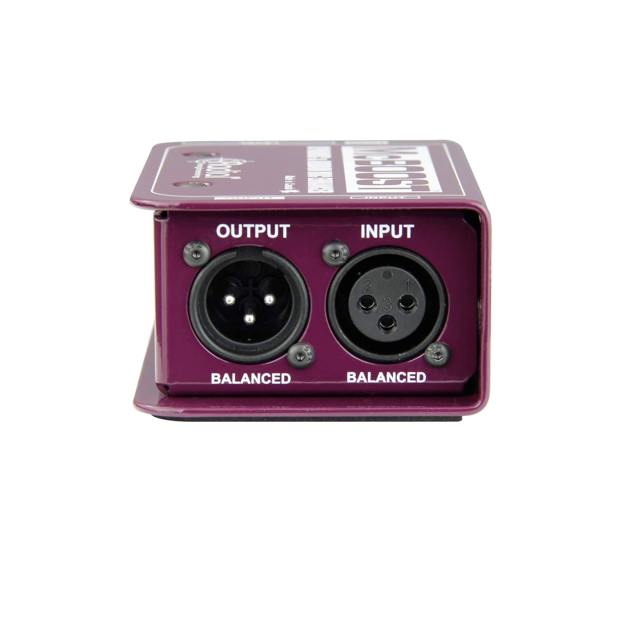 Radial McBoost - Dynamic and Ribbon Microphone Signal Booster, right side