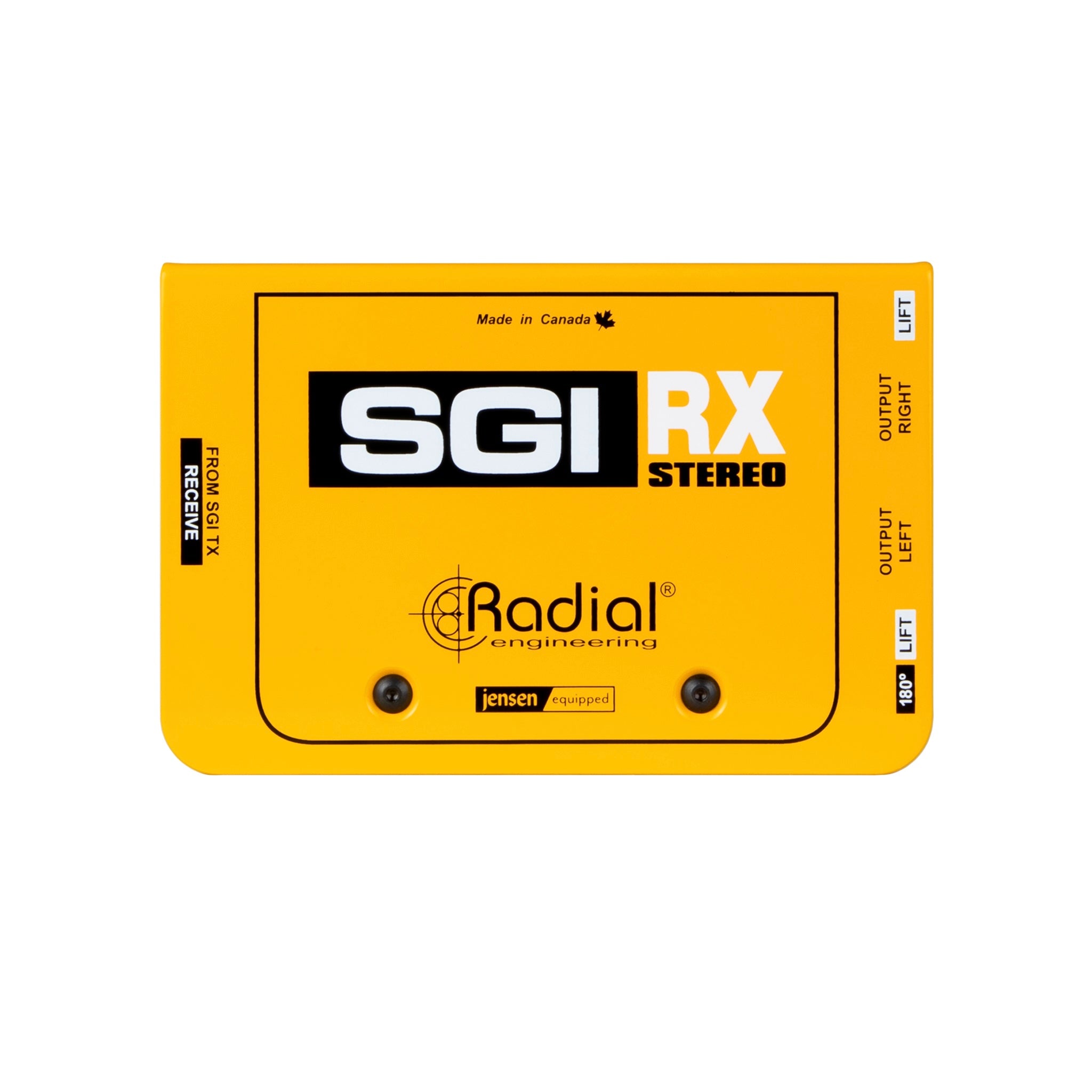 Radial SGI Stereo Receiver, top