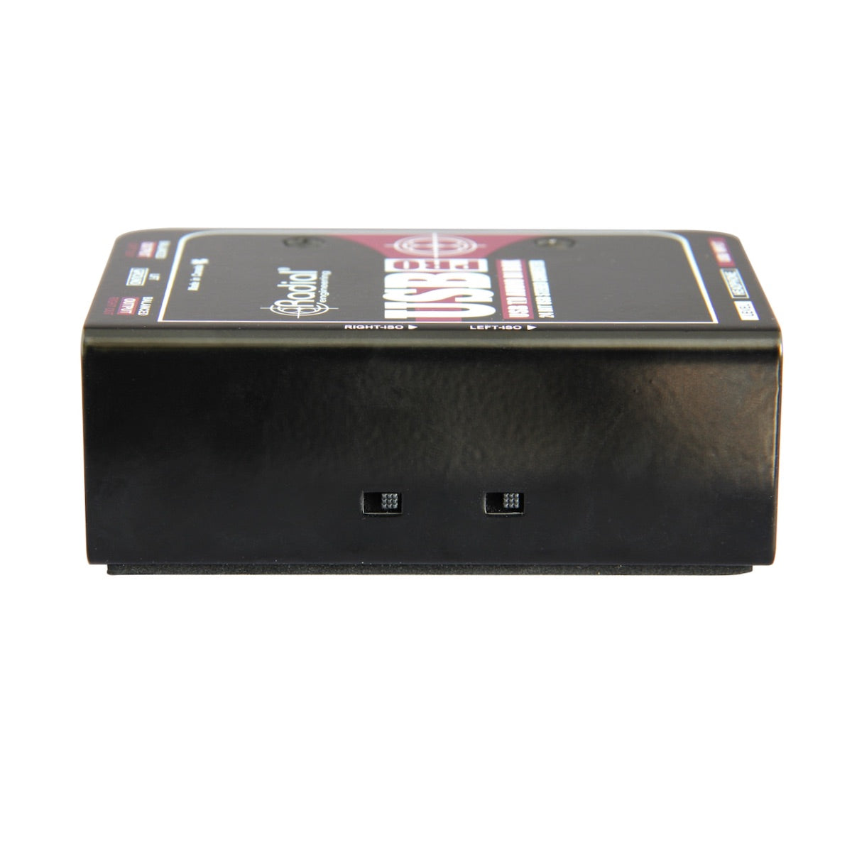 Radial USB-Pro - USB to Balanced XLR Stereo Direct Box for Laptops, side view