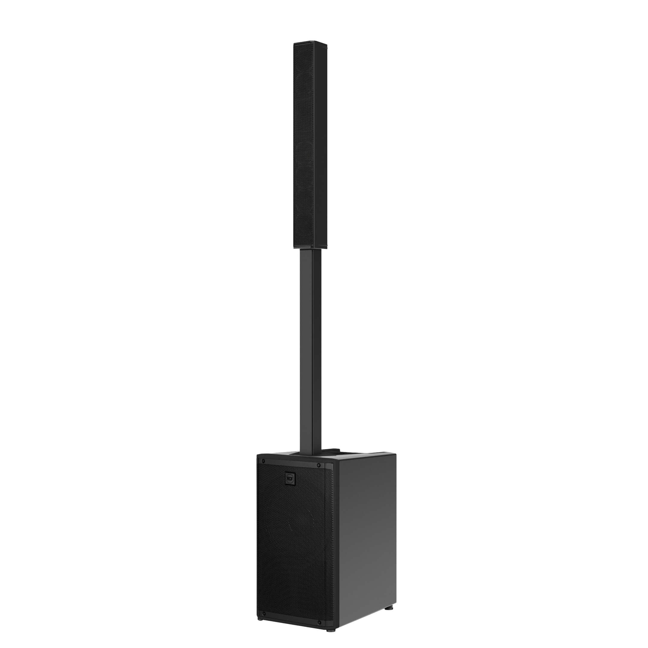 RCF EVOX J9 - Active 2100W Portable 3-Way Column Array, angle