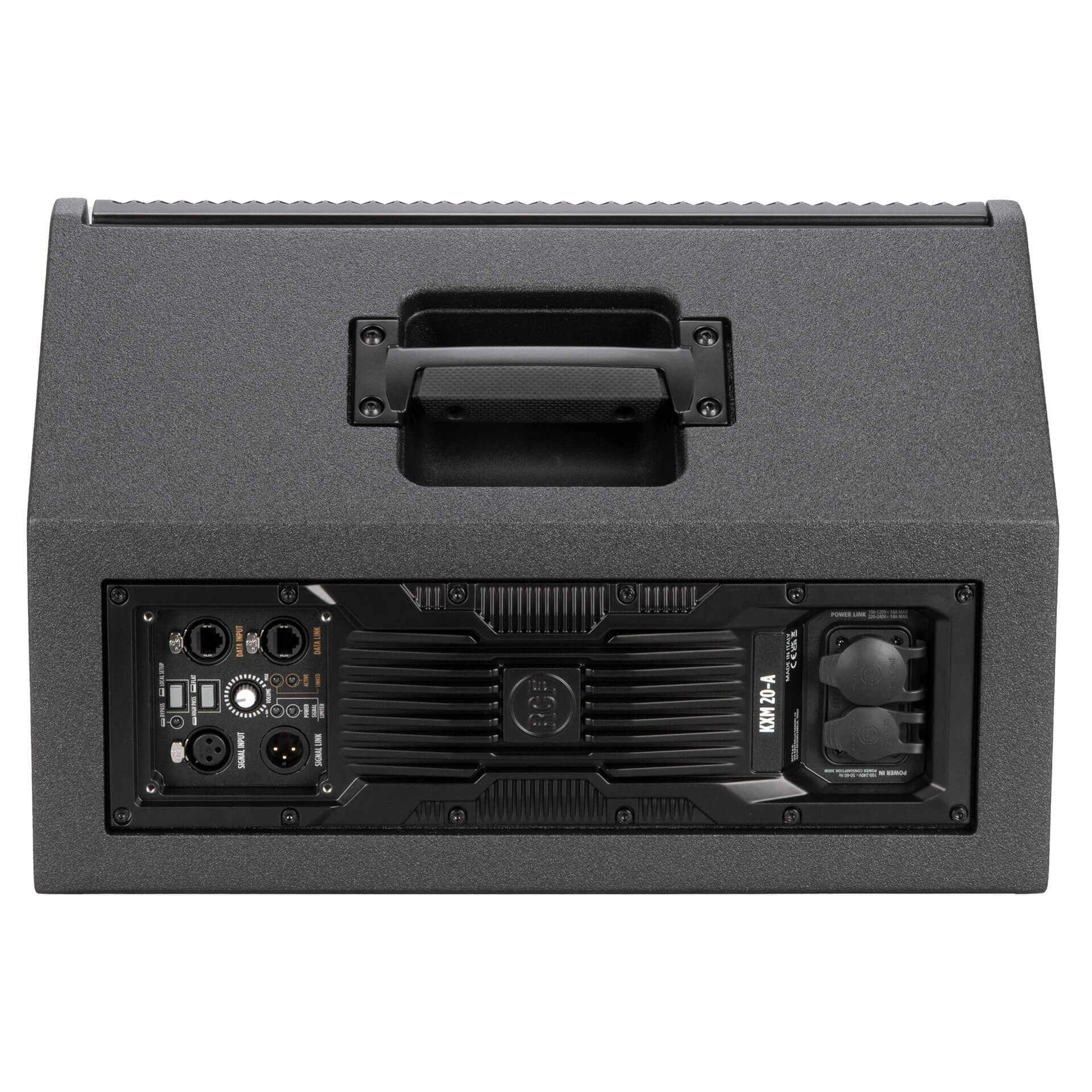 RCF KXM 20-A - Active 2000W Dual 8" 2-Way Stage Monitor, back