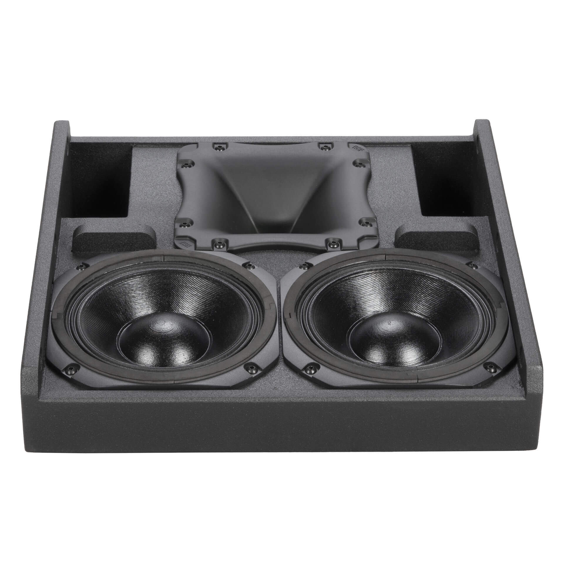 RCF KXM 20-A - Active 2000W Dual 8" 2-Way Stage Monitor, open