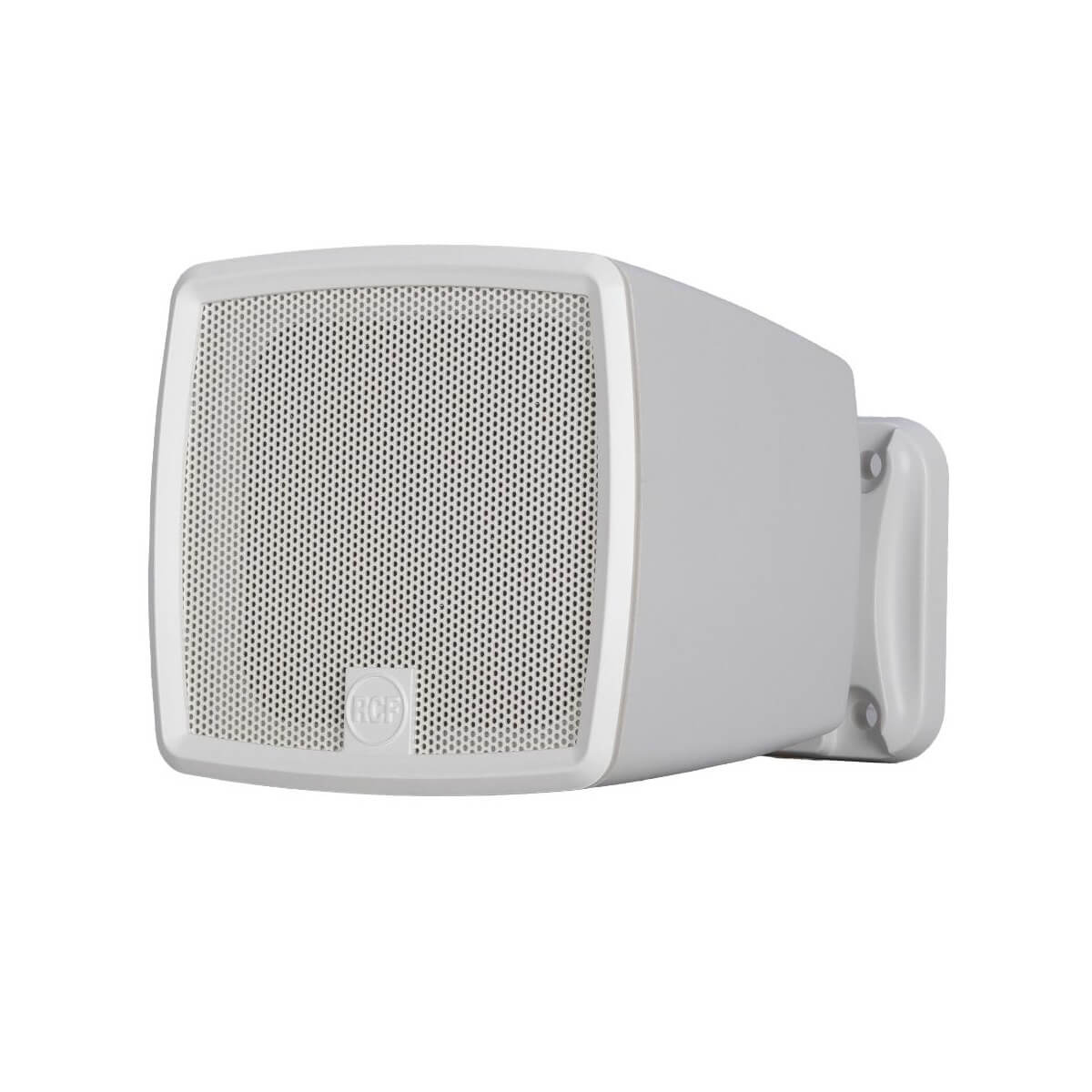 RCF MMR-30T-W - Micro Monitor Speaker with Wall-Mount Bracket, angled left