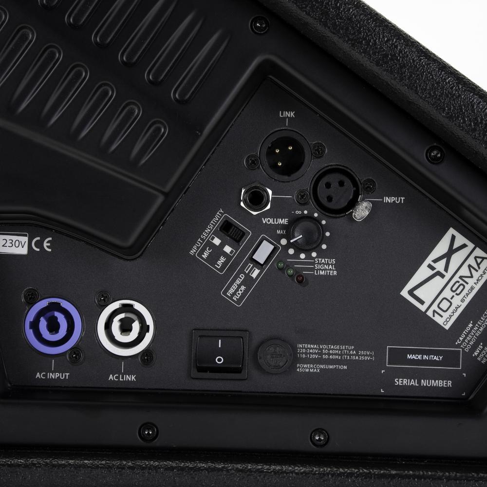 RCF NX 10-SMA - Active 800W 10" 2-Way Coaxial Stage Monitor, input